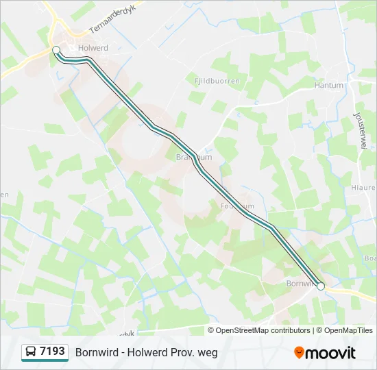 7193 Bus Line Map