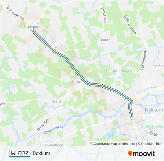 7212 Bus Line Map