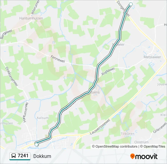 7241 Bus Line Map