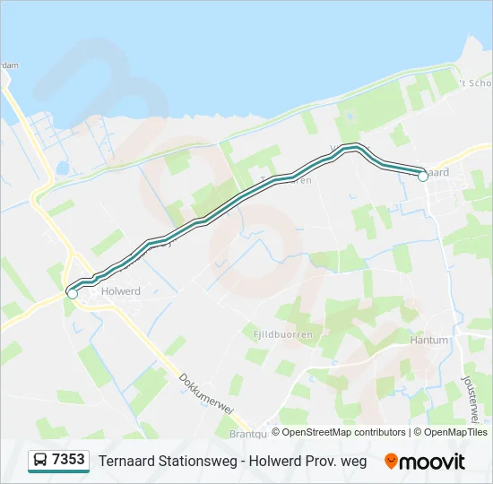 7353 Bus Line Map