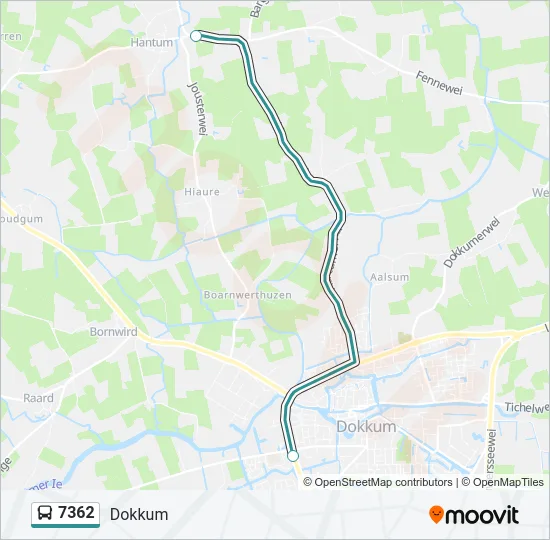 7362 Bus Line Map
