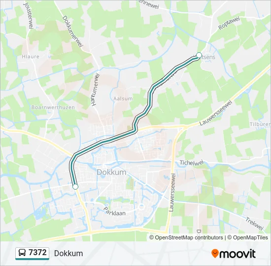 7372 Bus Line Map