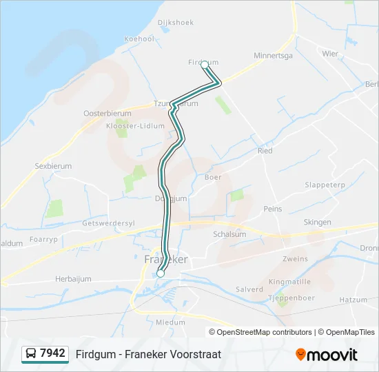 7942 Bus Line Map