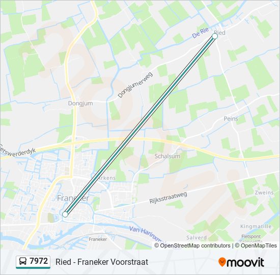 7972 bus Line Map