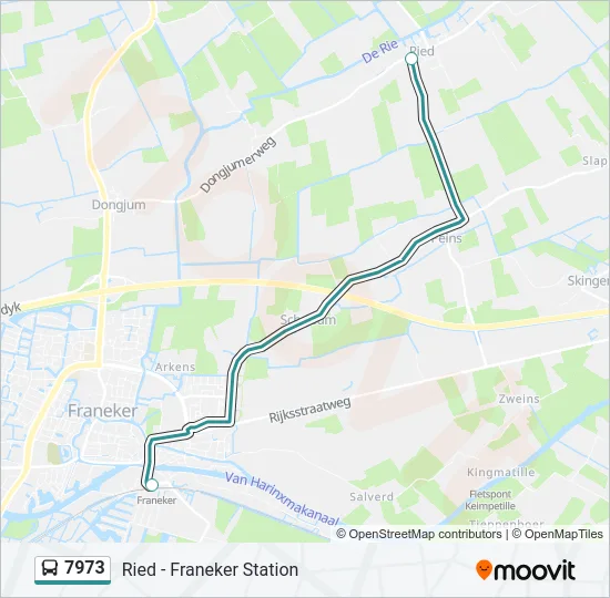 7973 Bus Line Map