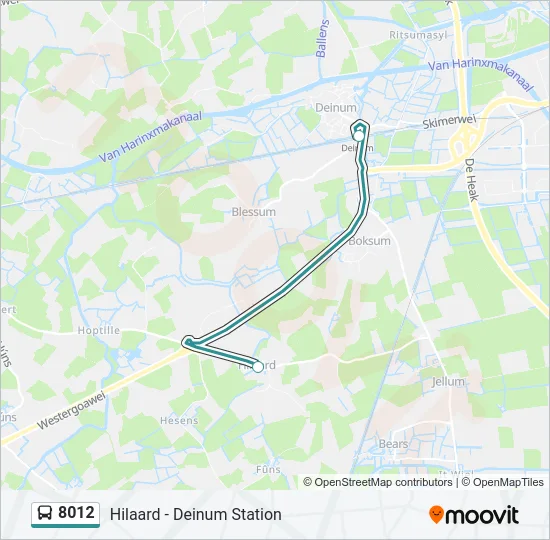 8012 Bus Line Map