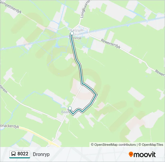8022 Bus Line Map