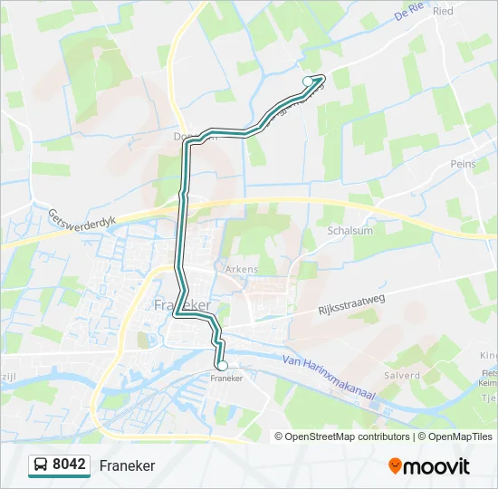 8042 Bus Line Map
