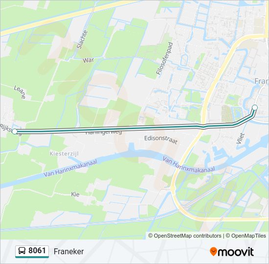 8061 Bus Line Map