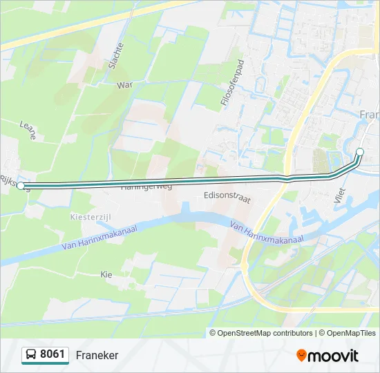 8061 Bus Line Map