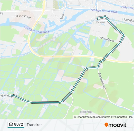 8072 Bus Line Map