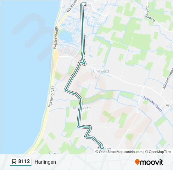 8112 Bus Line Map
