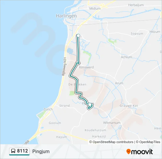 8112 Bus Line Map