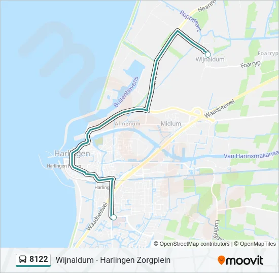 8122 Bus Line Map