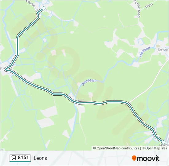 8151 Bus Line Map