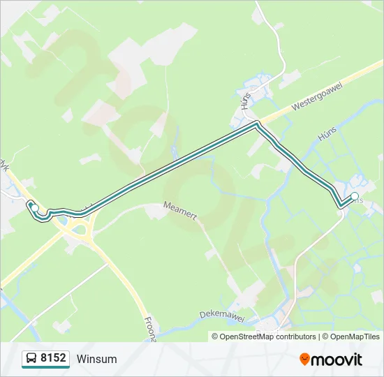 8152 Bus Line Map