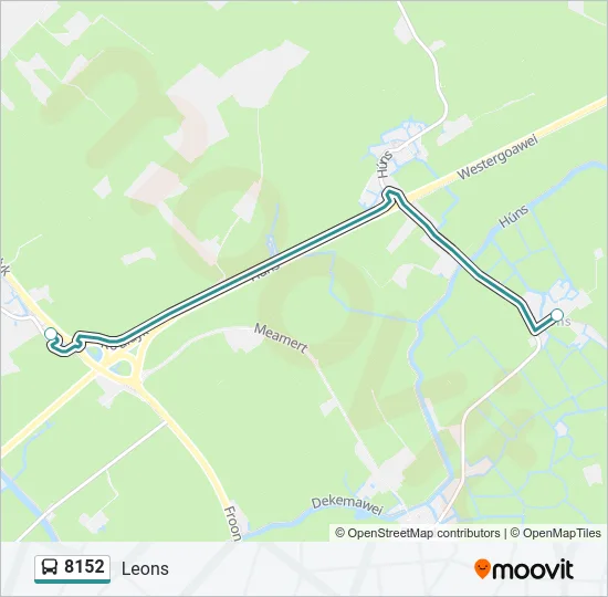 8152 Bus Line Map