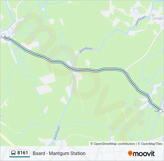 8161 Bus Line Map