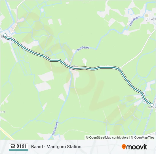 8161 Bus Line Map