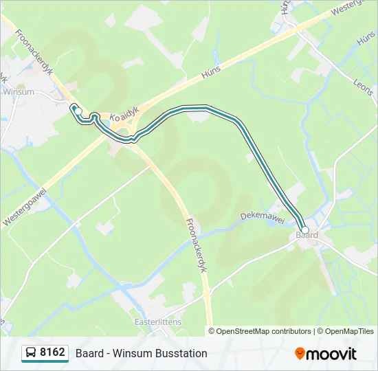 8162 Bus Line Map