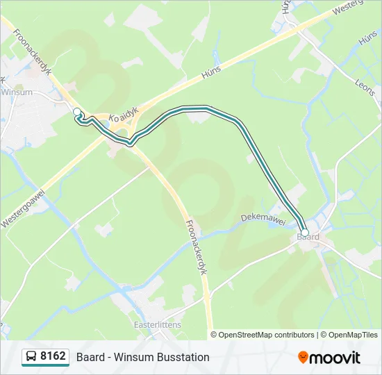 8162 Bus Line Map