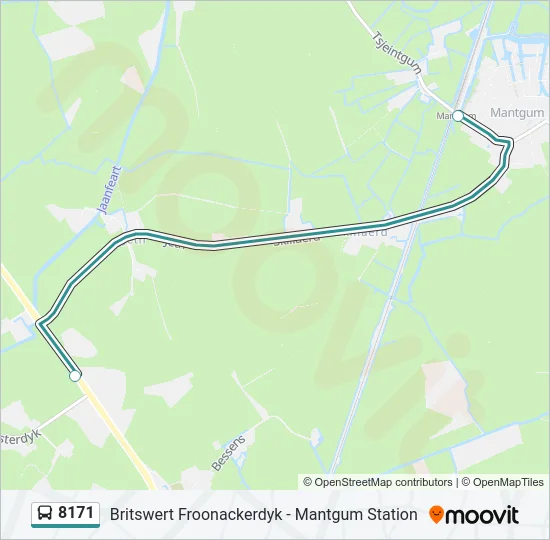 8171 Bus Line Map