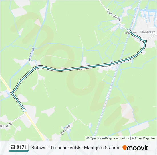 8171 Bus Line Map