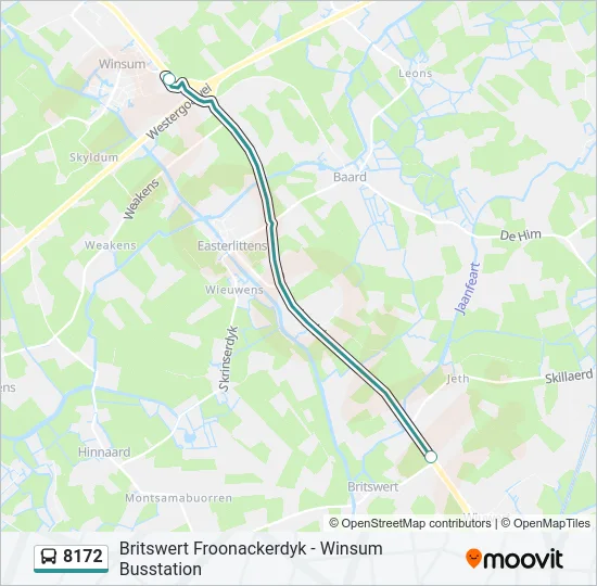 8172 Bus Line Map