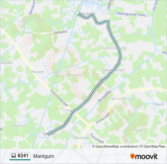 8241 Bus Line Map