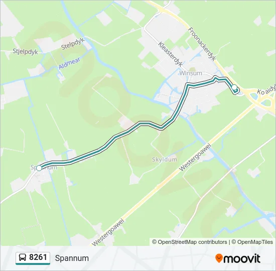 8261 Bus Line Map