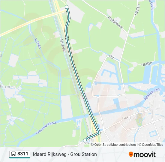 8311 Bus Line Map