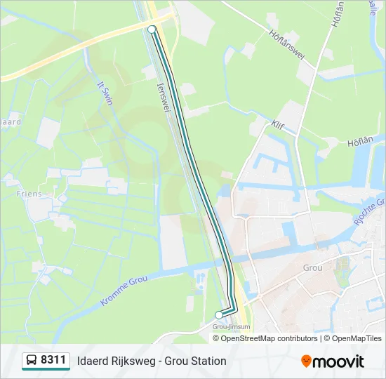 8311 Bus Line Map