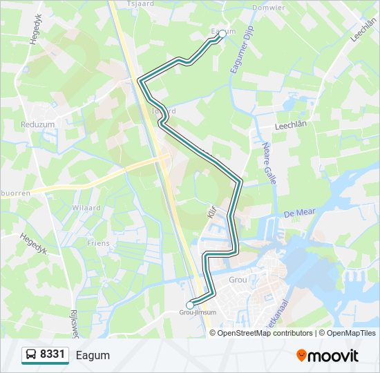 8331 Bus Line Map