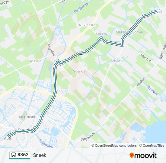8362 Bus Line Map