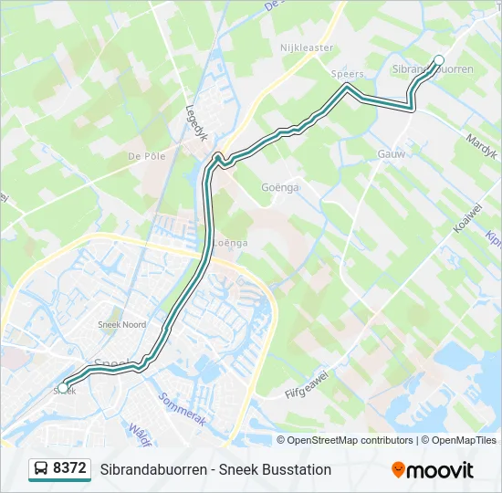 8372 Bus Line Map