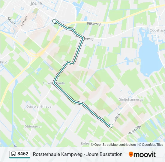 8462 Bus Line Map