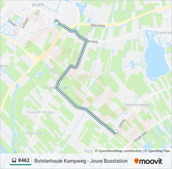 8462 Bus Line Map