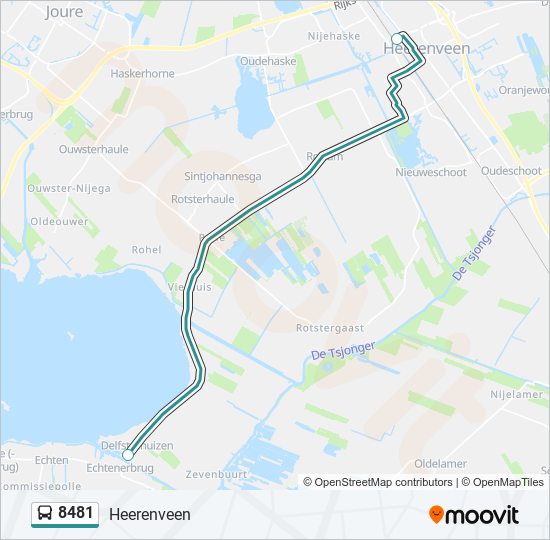 8481 bus Line Map