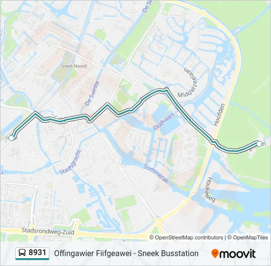 8931 Bus Line Map
