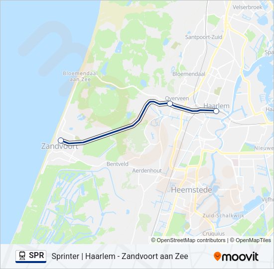 SPR Train Line Map