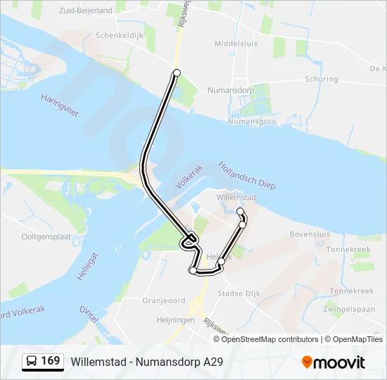 169 Bus Line Map