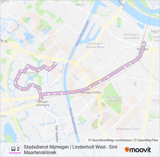 straal hoofd instructeur 2 Route: dienstregelingen, haltes en kaarten - Nijmegen Cs (Bijgewerkt)