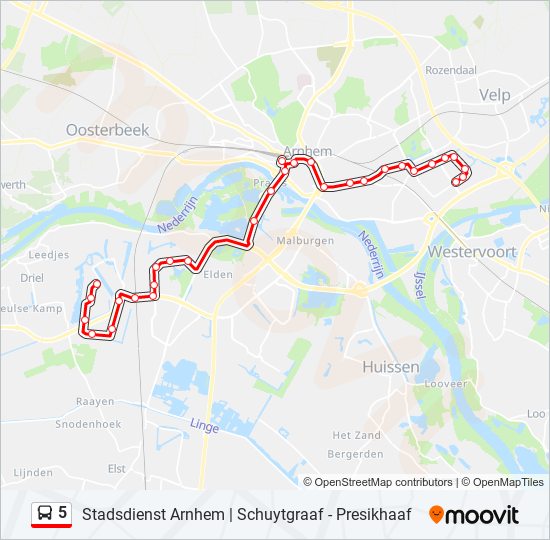 regering wet Snelkoppelingen 5 Route: Schedules, Stops & Maps - Schuytgraaf (Updated)