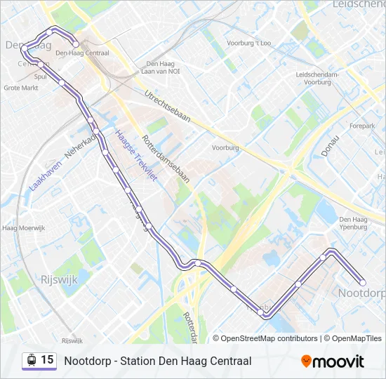 15 Light Rail Line Map