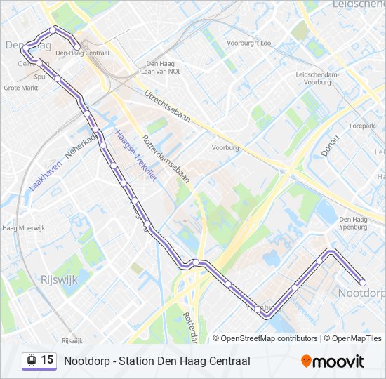 15 light rail Line Map