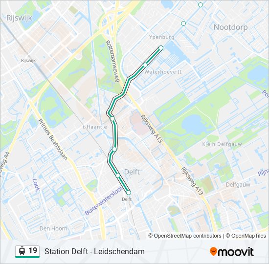 19 light rail Line Map