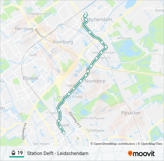 19 Light Rail Line Map