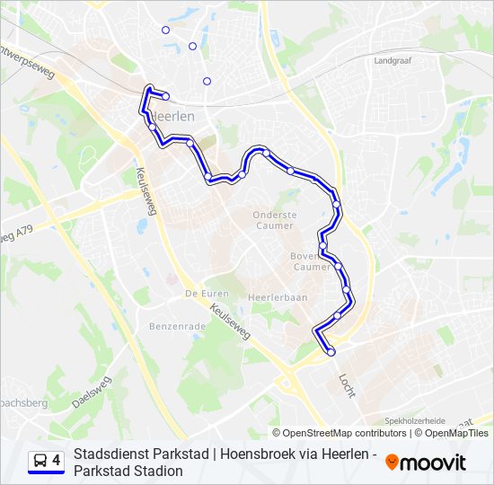 4 bus Line Map