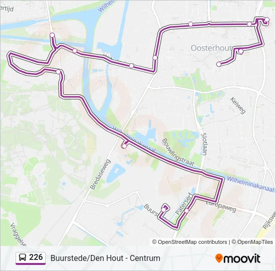 226 Bus Line Map