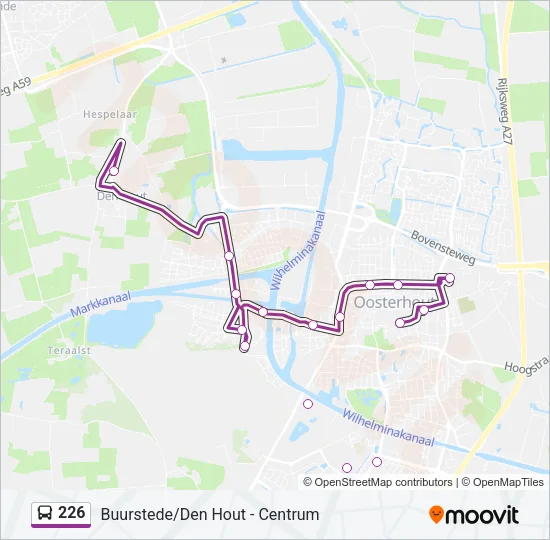 226 Bus Line Map